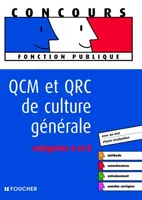 QCM et QRC de culture générale, catégories A et B