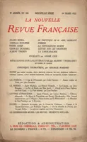 La Nouvelle Revue Française N' 102 (Mars 1922)