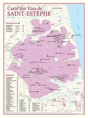 Carte des Vins de Saint-Estèphe