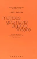 Matrices, géométrie, algèbre linéaire