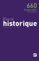Revue historique 2011 - n° 660, Varia