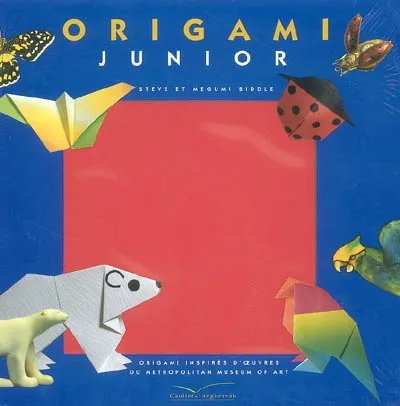 Livres Jeunesse Les tout-petits Albums Origami Junior, origami inspirés d'oeuvres du Metropolitan museum of art Steve Biddle, Megumi Biddle