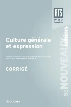 Culture générale et expression BTS Corrigé