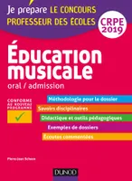 Education musicale - Oral / admission - CRPE 2019
