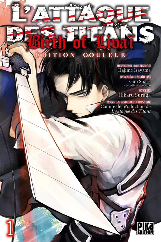 Livres Mangas Seinen 1, L'Attaque des Titans - Birth of Livaï T01 Edition Couleur, Edition couleur Hikaru Suruga