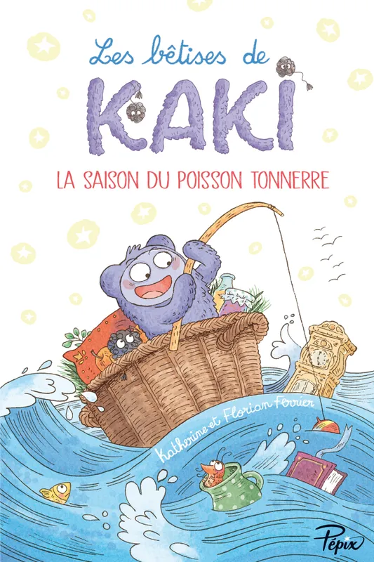 Livres Jeunesse de 6 à 12 ans Premières lectures 1, Les bêtises de Kaki, La saison du poisson-tonnerre Florian Ferrier, Katherine FERRIER