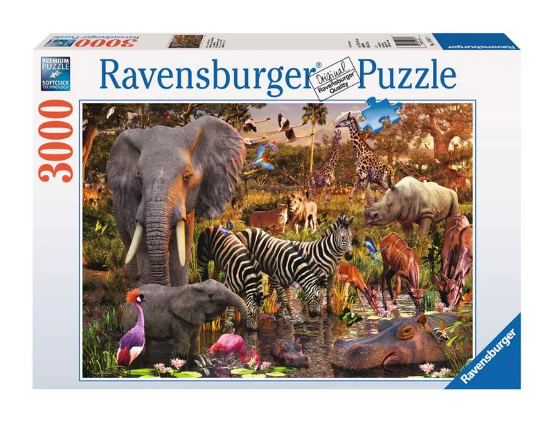 Jeux et Jouets Puzzle Puzzle de plus de 500 pièces Puzzle Animaux du continent africain 3000 pièces