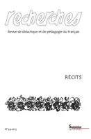 Recherches, n°59/2e semestre 2013, Récits