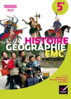 Histoire géographie, enseignement moral et civique 5e, cycle 4 / manuel de l'élève