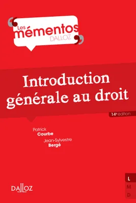 Introduction générale au droit - 14e éd.