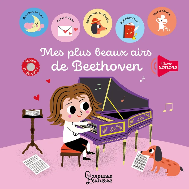 Livres Jeunesse Les tout-petits Albums Mes plus beaux airs de Beethoven Sarah Andreacchio