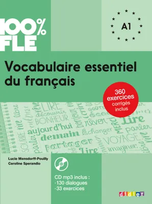 Vocabulaire essentiel du français niv. A1 - Livre + CD, A1