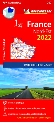 Carte Nationale France Nord-Est 2022