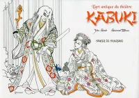 Kabuki l'art antique du théâtre - Cahier de coloriage