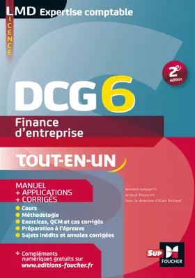 6, DCG 6 - Finance d'entreprise - Manuel et applications - 2e édition