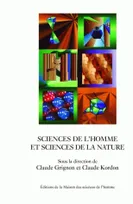 Sciences de l'homme et sciences de la nature, Essais d'épistémologie comparée