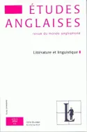 Études anglaises - N°2/2004, Littérature et linguistique