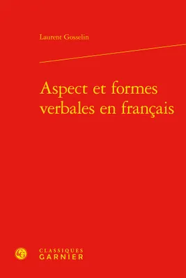 Aspect et formes verbales du français