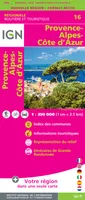 [France] : carte régionale, routière et touristique, 16, Nr16 Provence-Alpes-Côte D'Azur  1/250 000