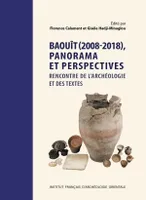 Baouît (2008-2018), panorama et perspectives. Rencontre de l'archéologie et des textes, Journées d'étude des 7-8 juin 2018