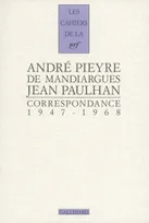 Correspondance, (1947-1968)