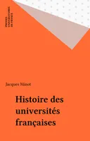Histoire des universités françaises