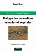 Biologie des populations animales et végétales - Livre+compléments en ligne