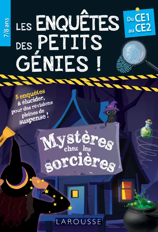 Livres Scolaire-Parascolaire Cahiers de vacances Les Enquêtes des petits génies CE1-CE2 - Mystères chez les sorcières Mathieu Quénée