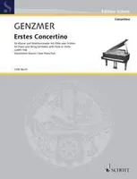 First Concertino, GeWV 158. piano and string orchestra with flute or violin. Partie soliste.