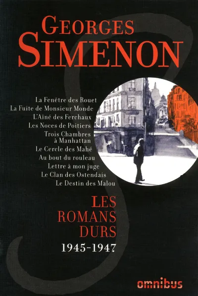 Livres Polar Policier et Romans d'espionnage 6, Les Romans durs 1945-1947 - volume 6 Georges Simenon