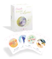Oracle - Magie de la Lune (jeu de cartes divinatoires), 44 cartes et un livre proposant des guidances éclairantes pour votre parcours de vie et votre équilibre intérieur