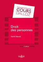 Droit des personnes - 4e ed.
