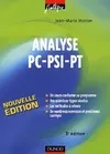 Analyse PC-PSI-PT - 5ème édition - Cours, méthodes et exercices corrigés, cours, méthodes et exercices corrigés