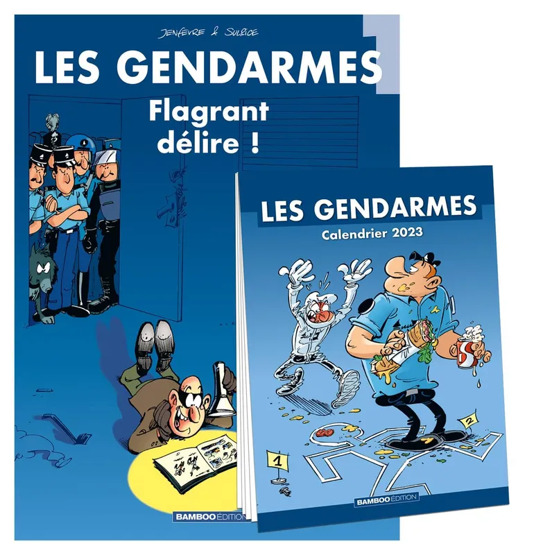Livres BD Les Classiques 1, Les Gendarmes - tome 01 + calendrier 2023 offert, Flagrant délire Jenfèvre