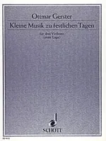Kleine Musik zu festlichen Tagen, 3 Violins (1st position).