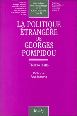 La politique étrangère de Georges Pompidou