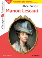 Manon Lescaut, Bac Français 2024