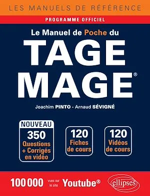 Le Manuel de poche du Tage Mage® - 120 fiches de cours, 350 questions + corrigés en vidéo