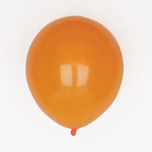 Lot de 10 ballons orange Anniversaires,fêtes