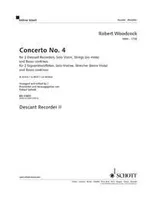 Concerto No. 4 A minor, 2 descant recorders, violin and strings. Partie soliste.