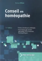 CONSEIL EN HOMEOPATHIE : 2EME EDITION