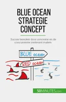 Blue Ocean Strategie concept, Succes bereiken door innovatie en de concurrentie irrelevant maken