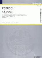 6 Sonatas, treble recorder (flute, violin, oboe) and basso continuo; cello (viola da gamba) ad libitum.