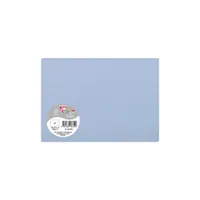 Paquet de 5 cartes simples 148x210mm 210g/m2 - Bleu lavande