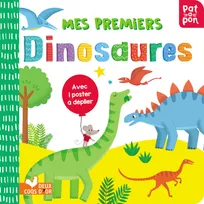 Patapon, Mes premiers dinosaures - livre avec poster à déplier