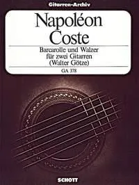 Barcarolle and Walzes, aus op. 51. 2 guitars.