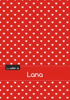 Le cahier de Lana - Petits carreaux, 96p, A5 - Petits c urs