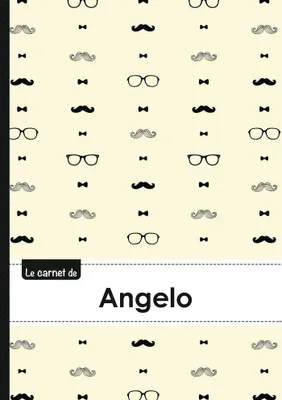 Le carnet d'Angelo - Lignes, 96p, A5 - Moustache Hispter