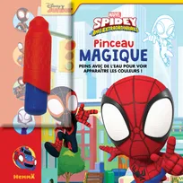Marvel Spidey et ses amis extraordinaires - Pinceau magique - Peins avec de l'eau pour voir apparaître les couleurs !