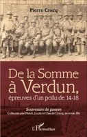 De la Somme à Verdun, Épreuves d'un poilu de 14-18 - Souvenirs de guerre collectés par Henri, Louis, Claude Crocq, ses trois fils